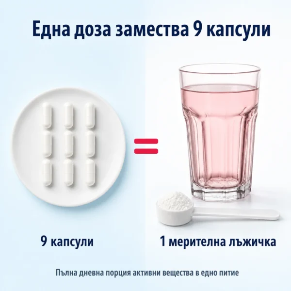 Една доза LiverGuard замества 9 капсули