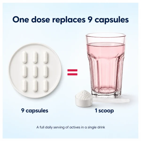 One dose of LiverGuard replaces 9 capsules